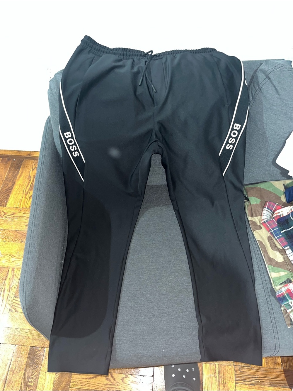 HUGO BOSS Black track Pants medium